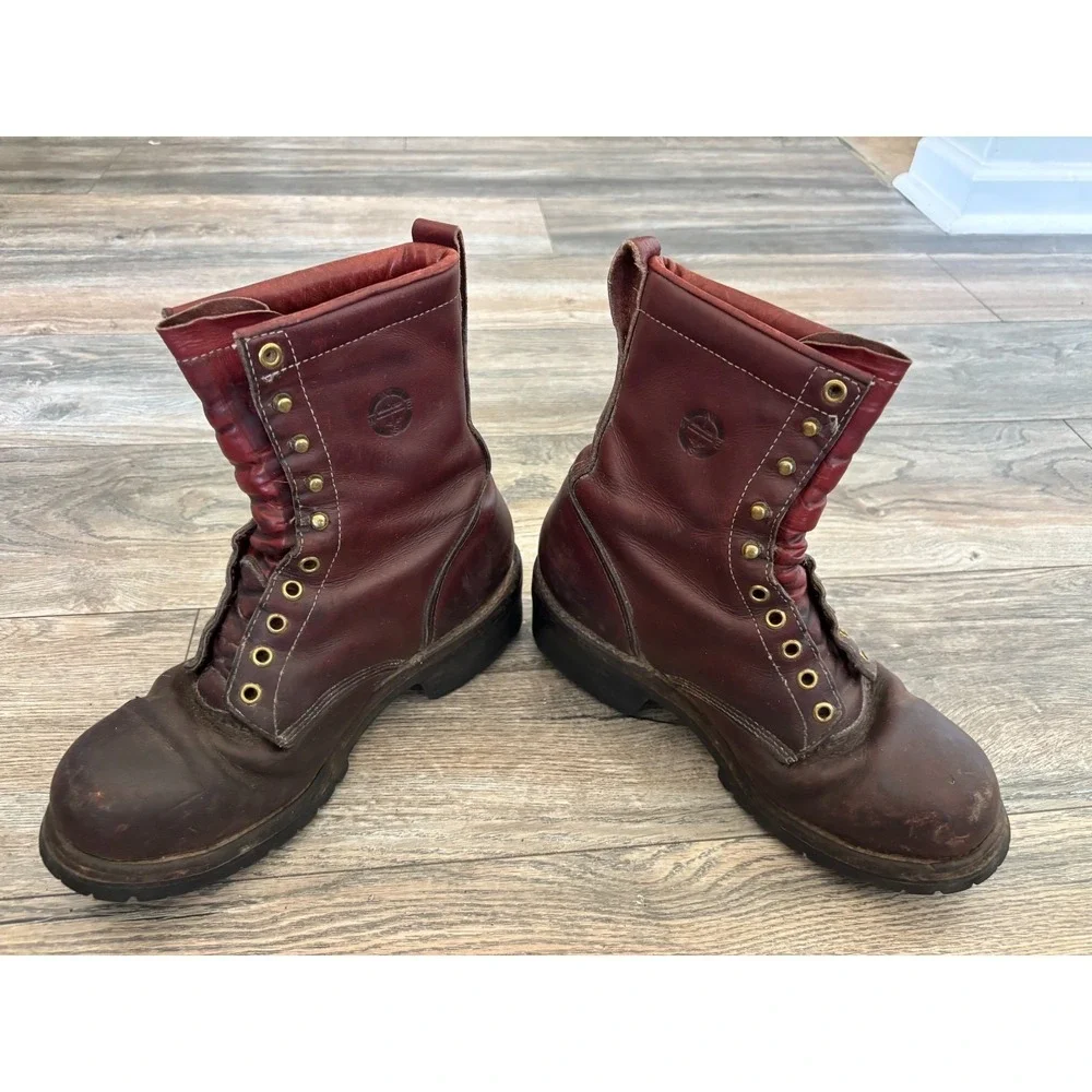 VTG Herman Survivors Work Boots 8.5 -9 Insulated 20 Degree Logger Gorp 70s 80s